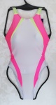 C096 new logo) Japan asics swimsuit Competitive ALS86T W/Y/P/W