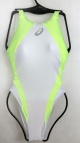 C571 new logo) Japan asics swimsuit Competitive ALS86T W/ Y/Y/G